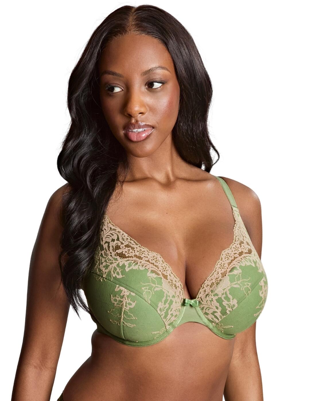 Panache Ana Bra Plunge High Apex Padded Underwired Lace Womens Lingerie 9397 - Picture 11 of 16