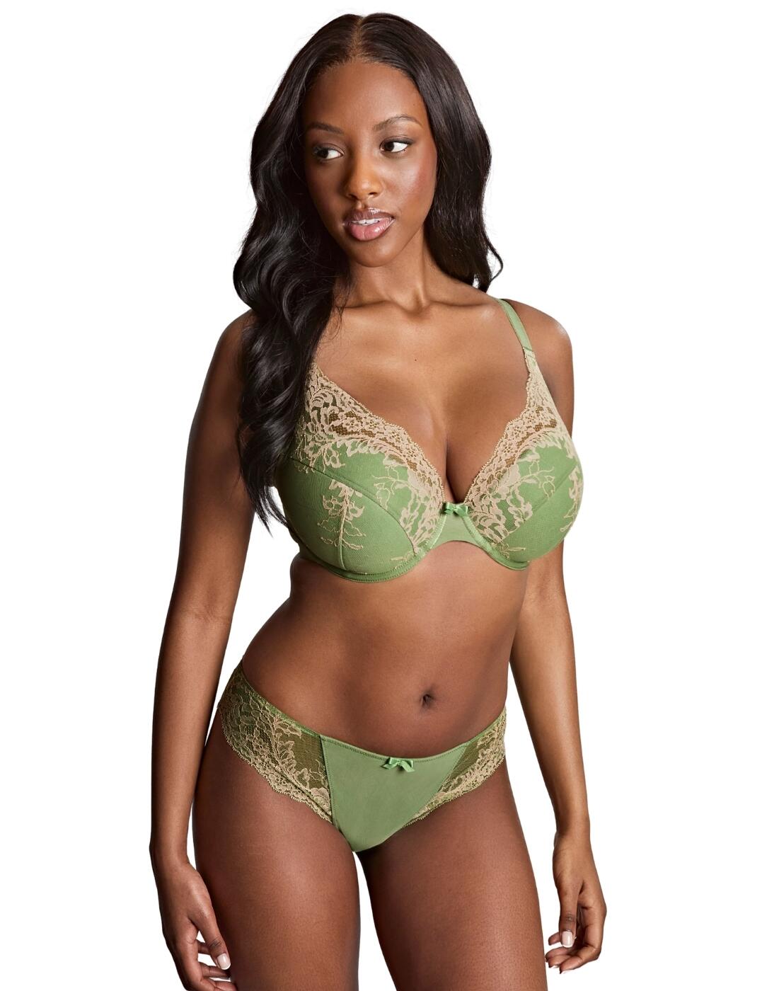 Panache Ana Bra Plunge High Apex Padded Underwired Lace Womens Lingerie 9397 - Picture 14 of 16