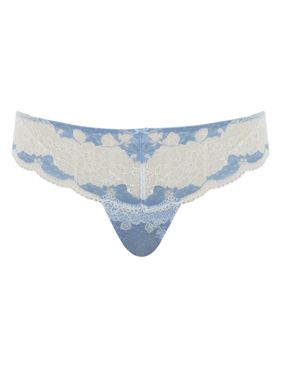 Panache Clara Thong No VPL Mid Rise Soft Lace Elegenat Womens Knickers 7259 - Picture 18 of 23
