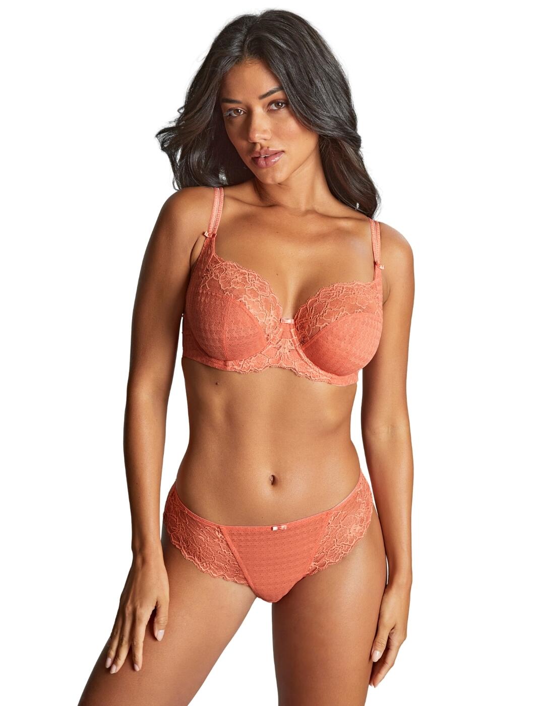 Sujetador Panache Envy copa completa con aros encaje sin relleno lencería para mujer 7285 - Imagen 24 de 26