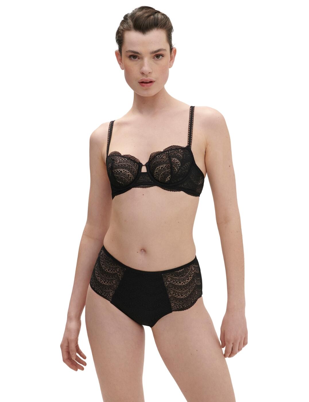 Simone Perele Karma Brief Retro High Waisted Luxury Womens Knickers 12V770 - Picture 6 of 32