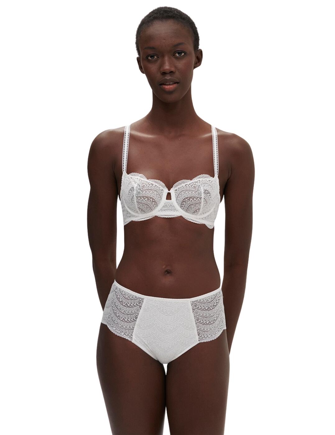 Simone Perele Karma Brief Retro High Waisted Luxury Womens Knickers 12V770 - Picture 13 of 32