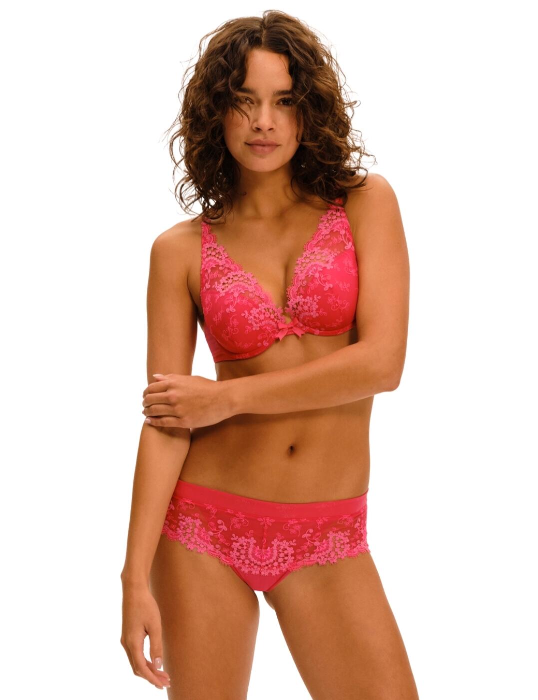 Simone Perele Wish Shorty Brief Low Rise Lacy Womens Luxury Knickers 12B630 - Picture 19 of 33