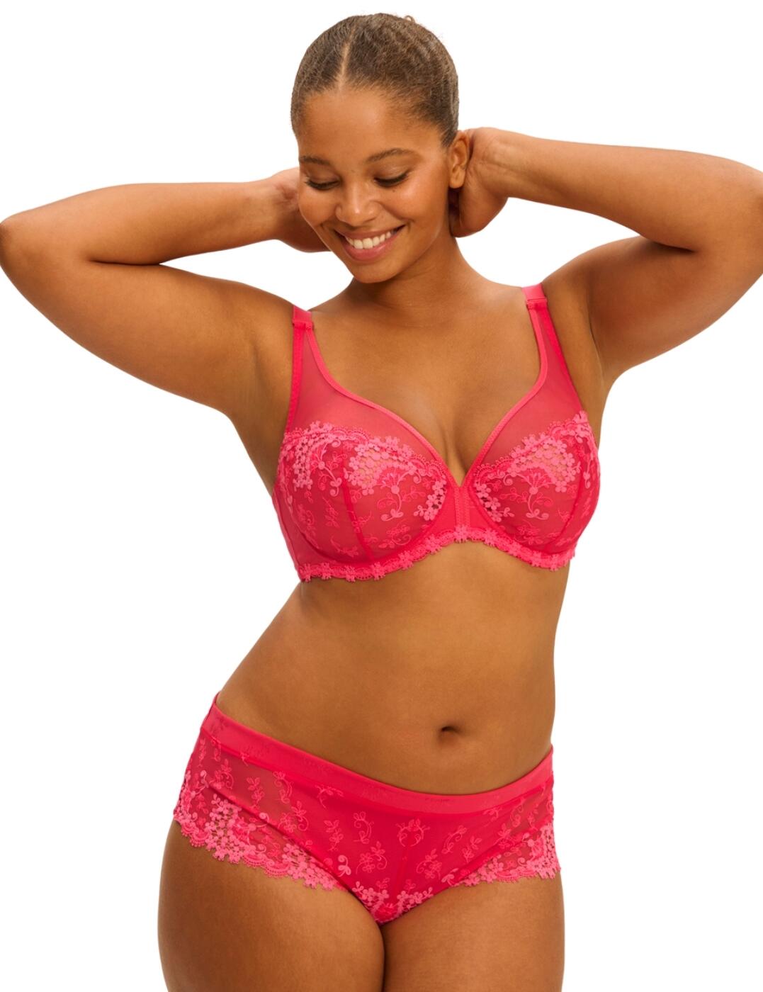 Simone Perele Wish Shorty Brief Low Rise Lacy Womens Luxury Knickers 12B630 - Picture 20 of 33