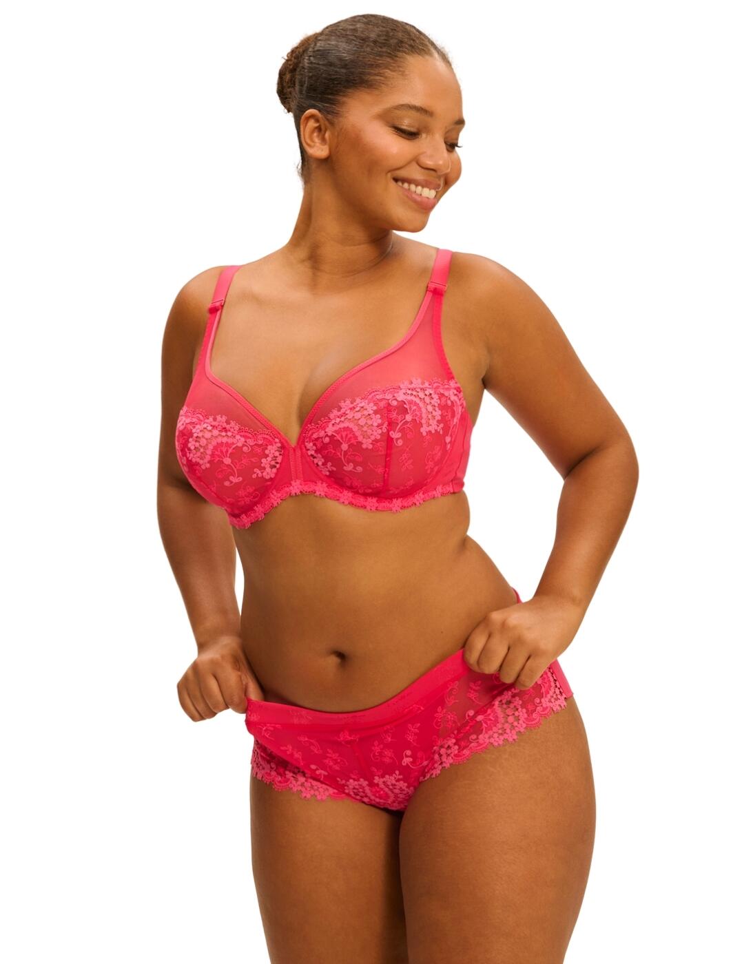 Simone Perele Wish Shorty Brief Low Rise Lacy Womens Luxury Knickers 12B630 - Picture 24 of 33