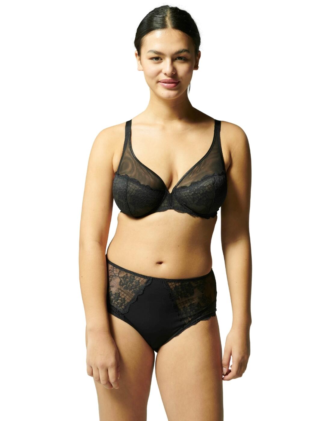Simone Perele Reve Brief Retro High Waisted Womens Luxury Lingerie 12Z770 - Picture 5 of 14