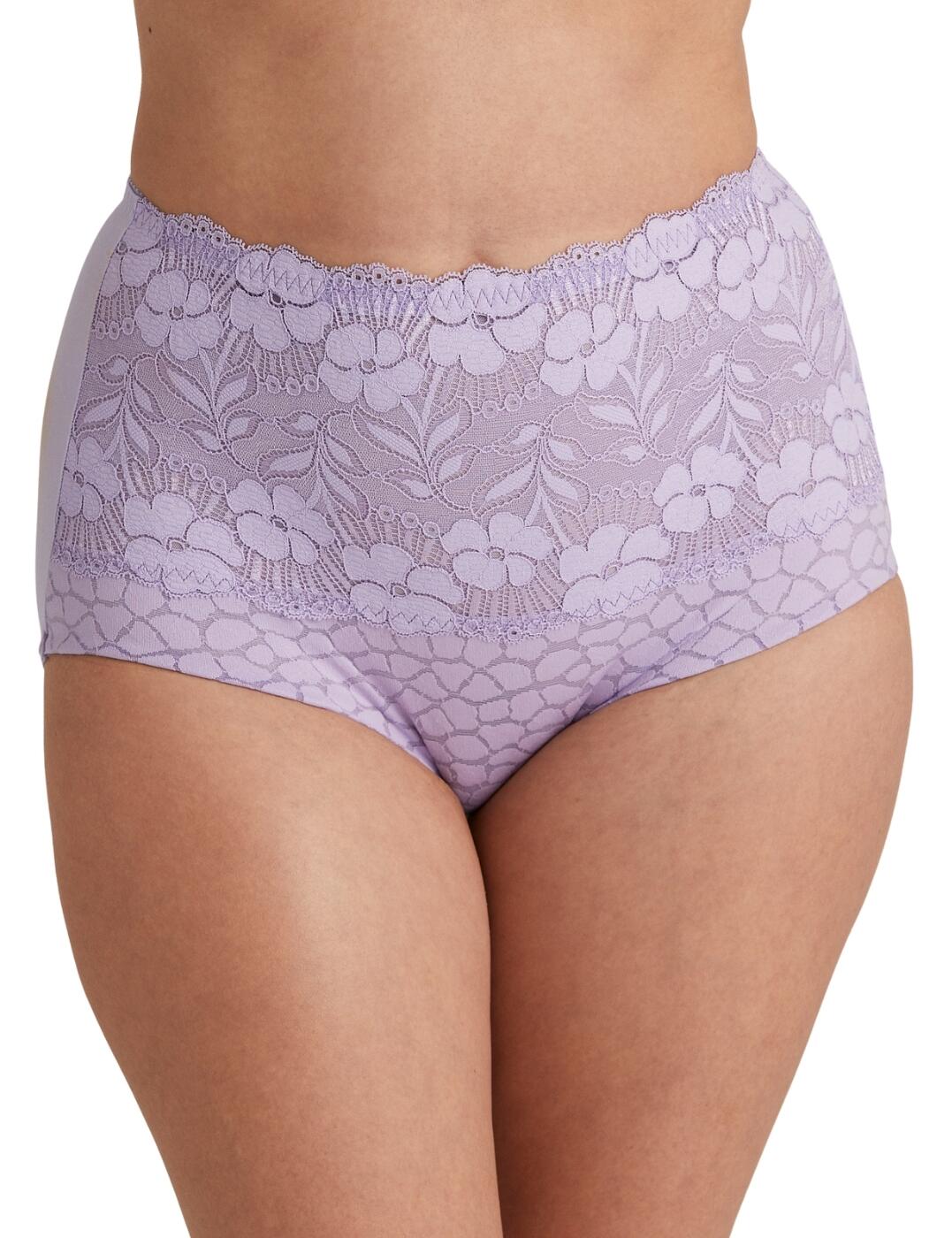 Miss Mary of Sweden Jacquard & Lace Panty Girdle Supportive Womens Knickers 4166 - Picture 7 of 11