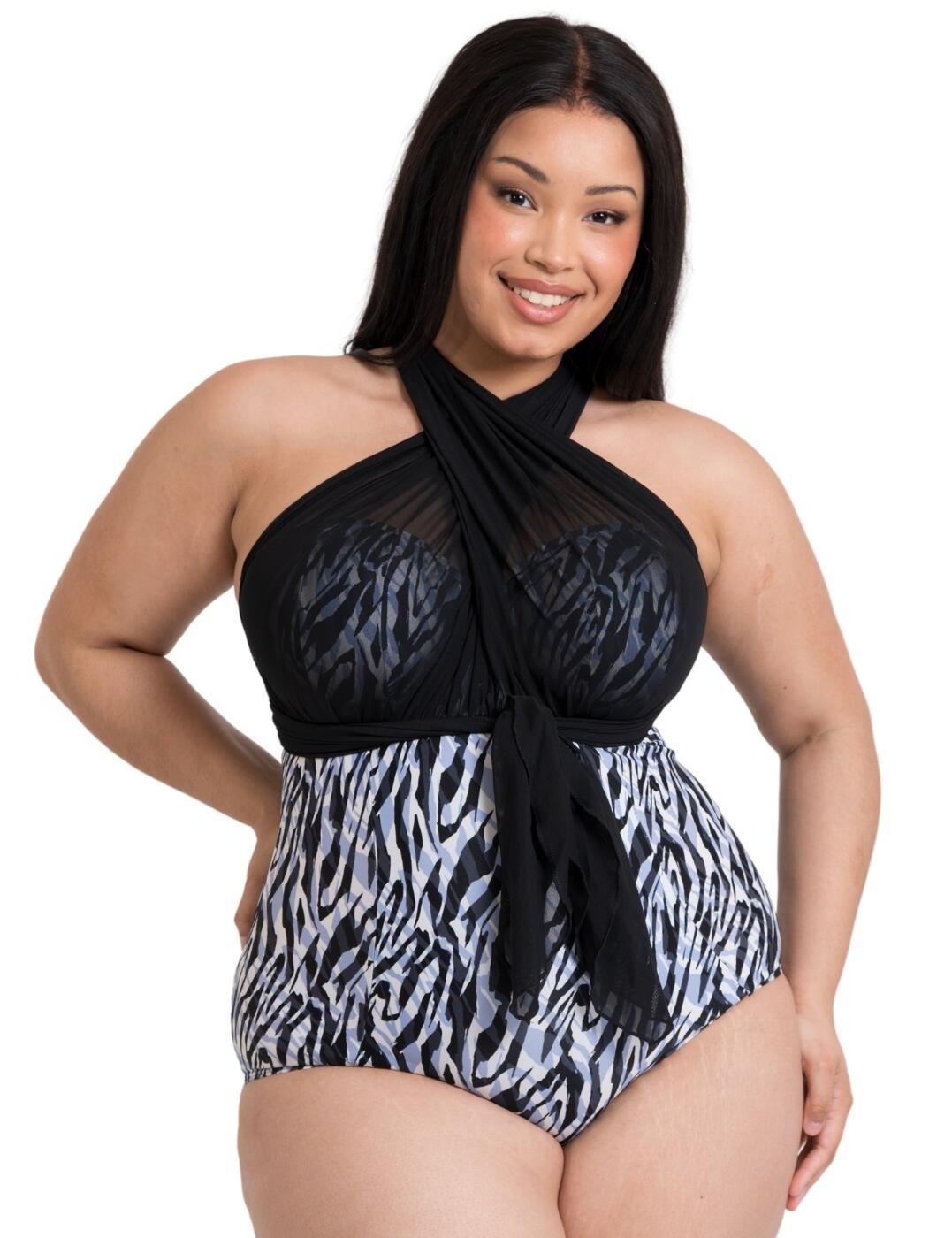 Curvy Kate Wrapsody Swimsuit Multiway Bandeau Wired Womens Swimwear CS005600 - Picture 32 of 36