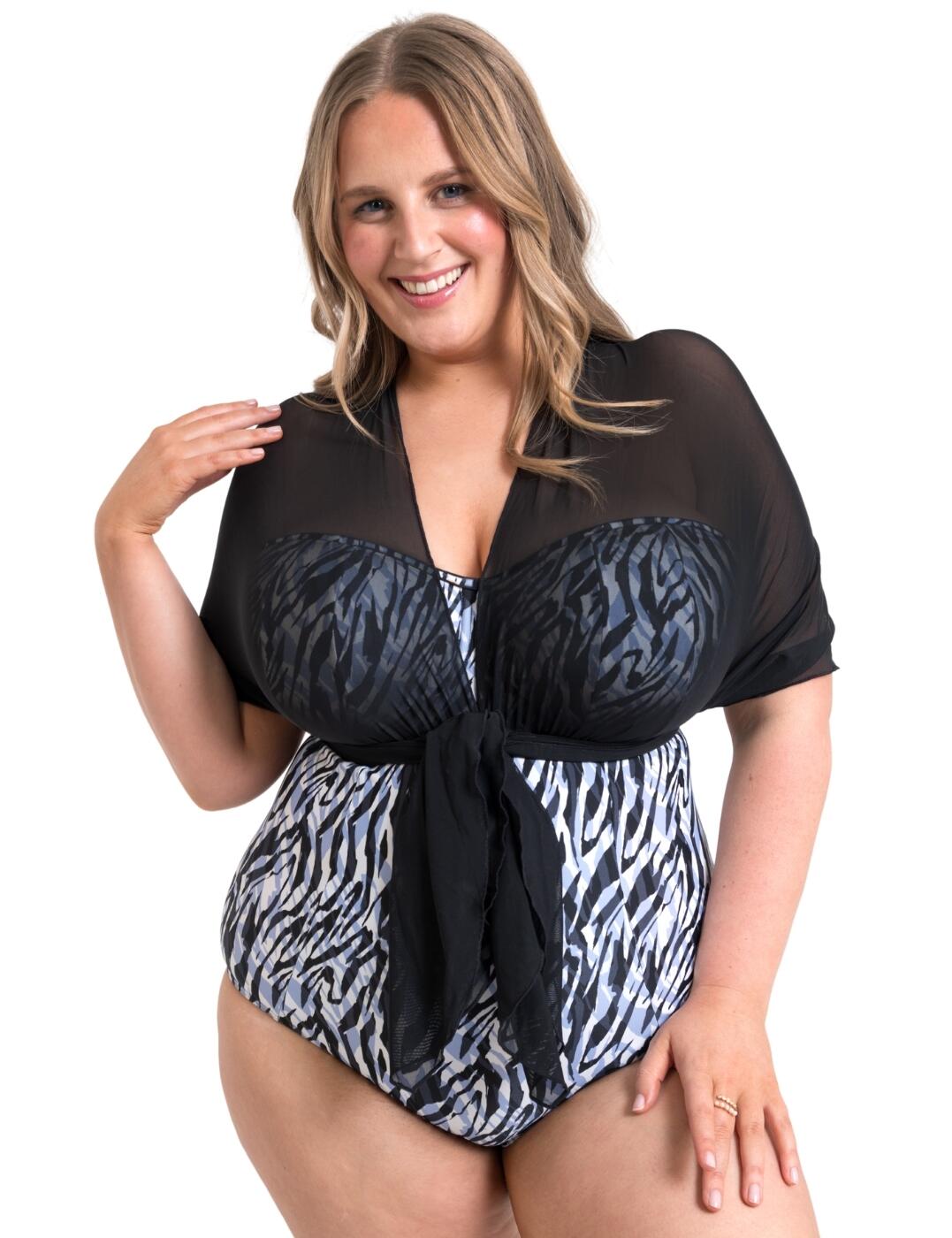 Curvy Kate Wrapsody Swimsuit Multiway Bandeau Wired Womens Swimwear CS005600 - Picture 35 of 36