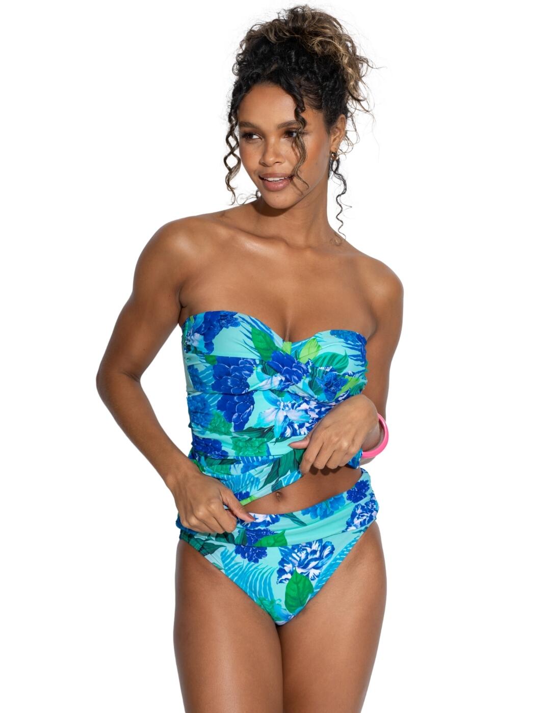 Pour Moi Free Spirit Bikini Brief Fold Over Adjustable Womens Swimwear 13209R - Picture 13 of 50