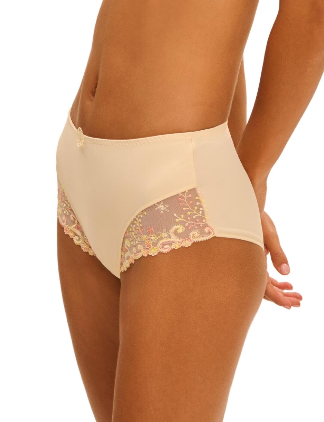 Simone Perele Delice Brief High Waisted Embroidered Luxury Knickers 12X770 - Picture 25 of 38