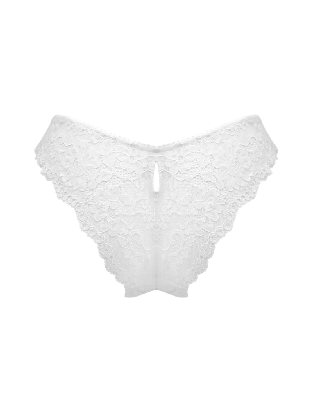 Pour Moi Fleur Brief Cheeky V Shape Low Rise Elegant Lace Womens Knickers 25905 - Picture 23 of 28