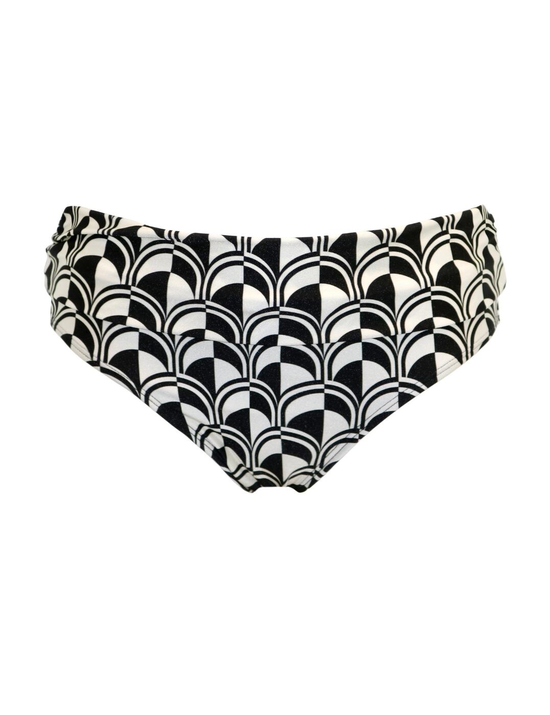 Pour Moi Casablanca Bikini Brief Bottoms Fold Over Shine Womens Swimwear 24403 - Picture 10 of 23