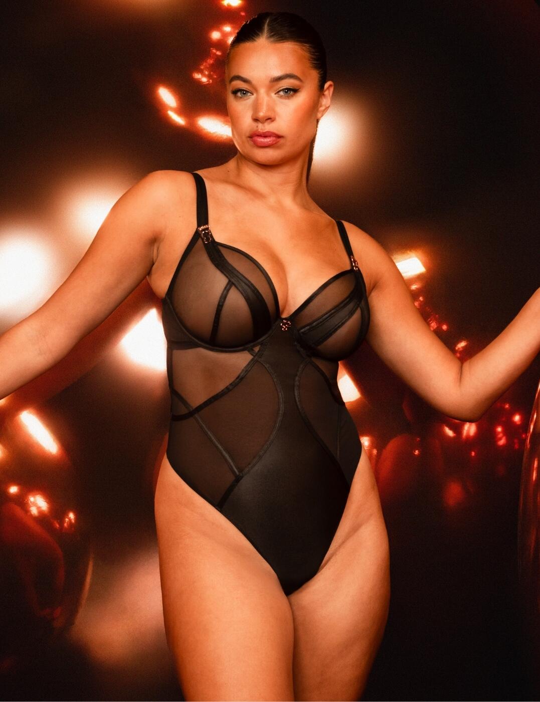 Scantilly by Curvy Kate Suspense Bodysuit Wired Womens Sexy Lingerie ST043704 - Picture 9 of 19