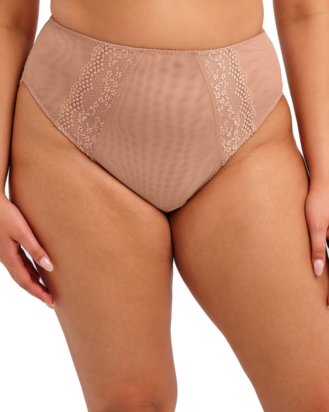 Elomi Lucie Brief High Leg High Rise Knickers Womens Elegant Lingerie 4498