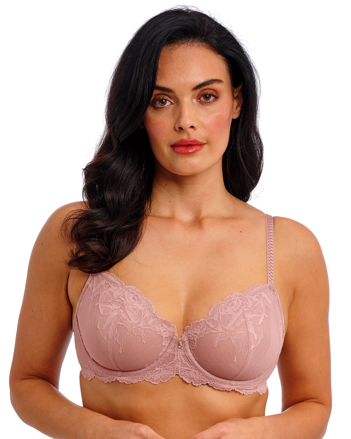 Wacoal Vivd Attraction Bra Underwired Non Padded Lace Womens Lingerie 851384