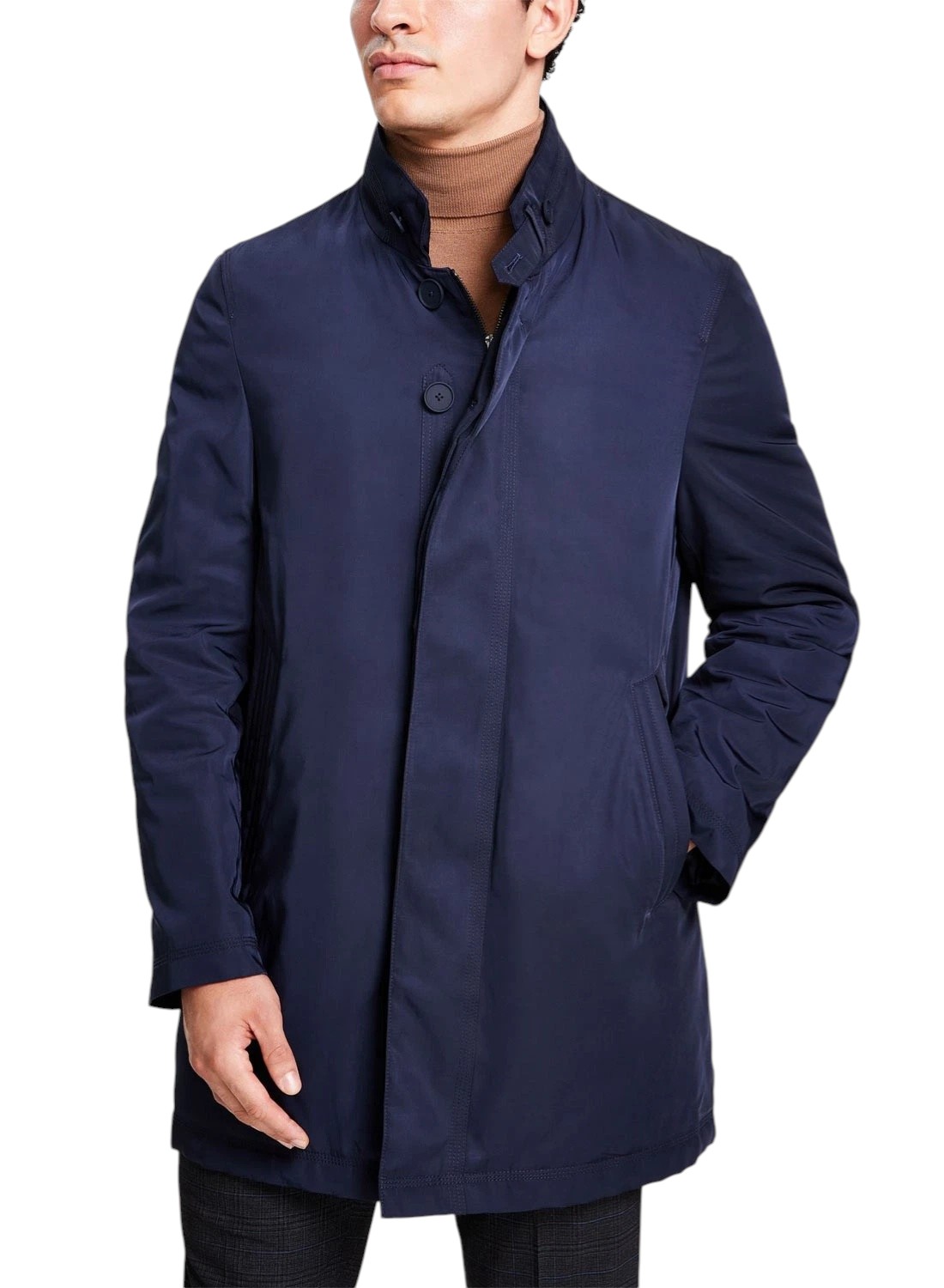 slim fit dress slacks Calvin Klein Mens Prosper X-Fit Slim Fit Overcoat  Vanessa Jane
