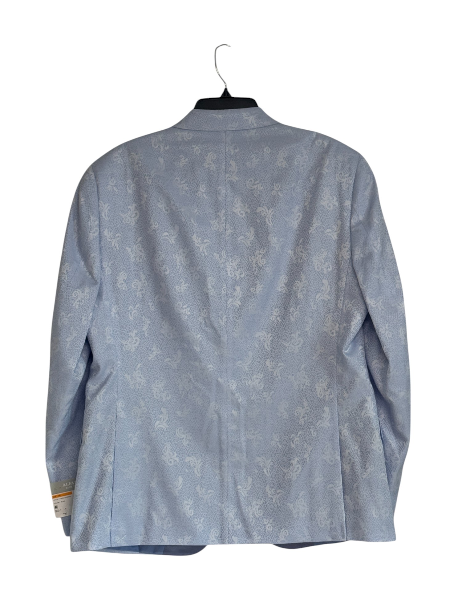 Veste Costume Blazer Slim Bleu Uni Alfani Taille 44S Neuve Avec étiquettes