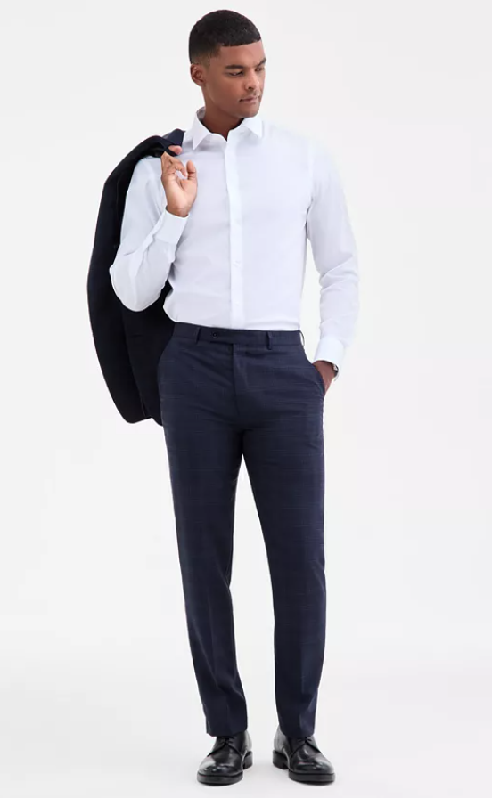 calvin klein navy blue dress pants Navy Blue Calvin Klein Skinny Fit Dress Pants Calvin Klein Mens Slim Fit Dress  Pants 30