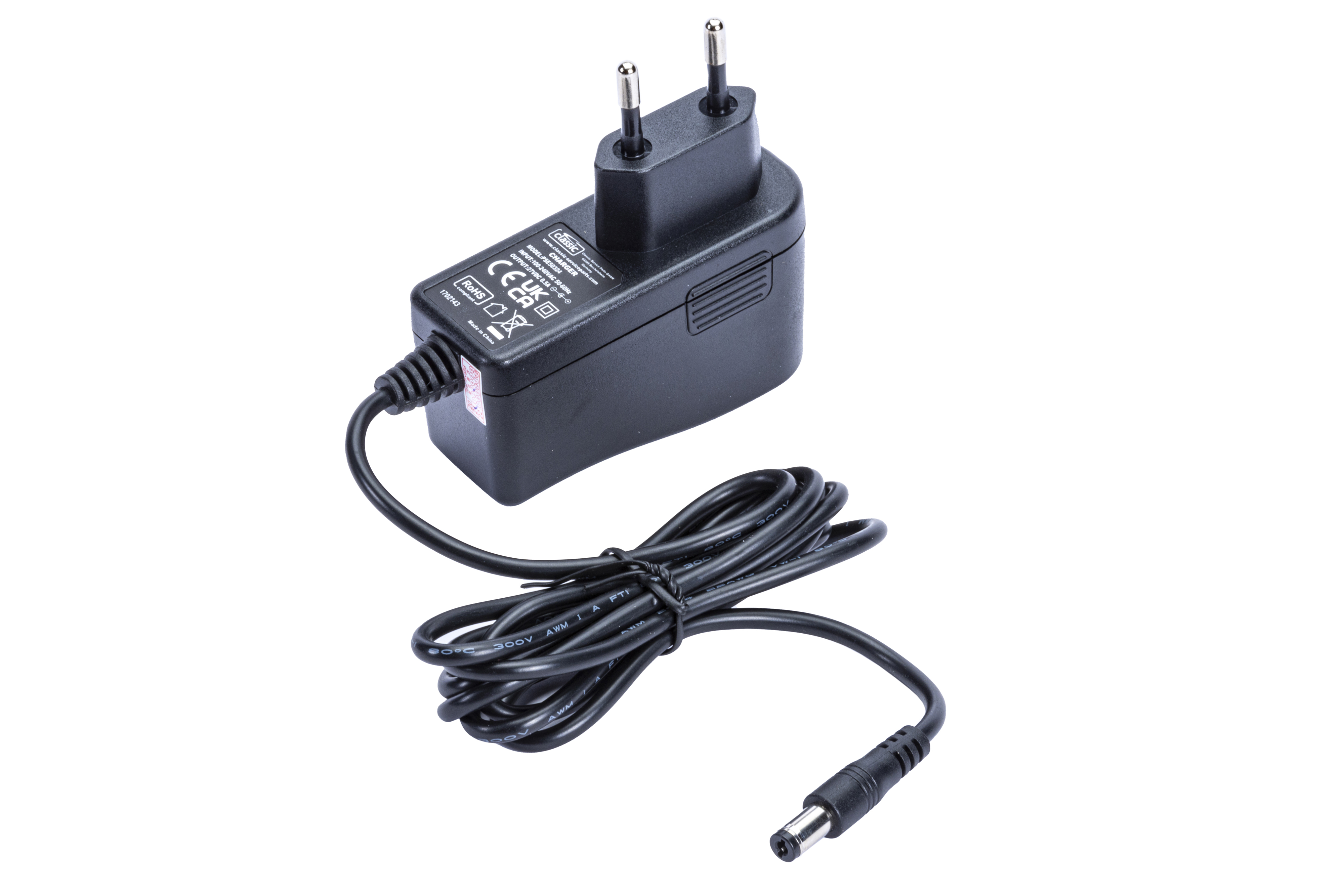 Replacement Charger for POLTI FORZASPIRA SLIM SR100 with EU 2 pin plug