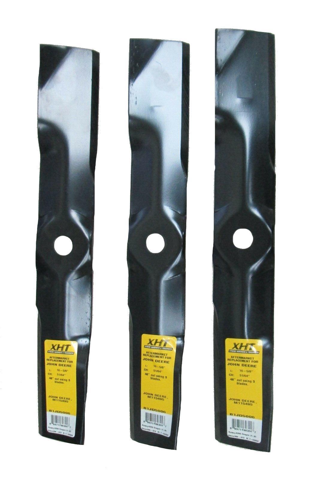 XHT 16-5/8", 51/64" Mower Blade - B1JD5006 - Picture 7 of 12