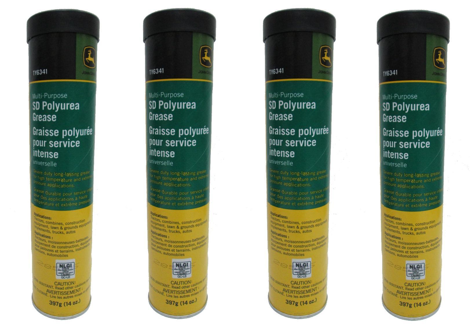 thumbnail image 2 of John Deere TY6341 Multi-Purpose Severe-Duty Polyurea Grease - 14 Oz Tube - OEM 2 of 4