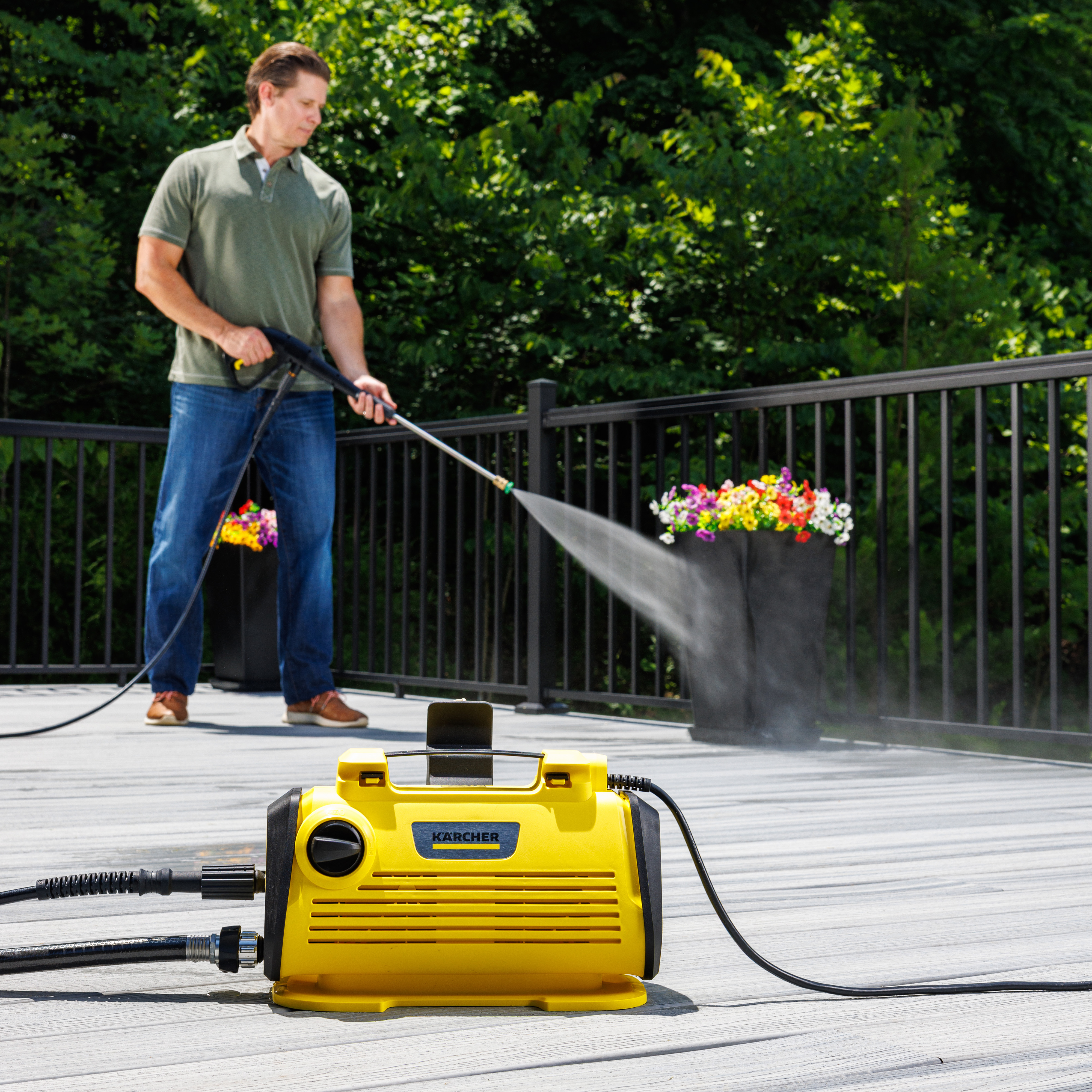 Karcher K 3 Horizontal FC Max 1700PSI Pressure Washer with Spray Wand 1.2 GPM detailed image 5