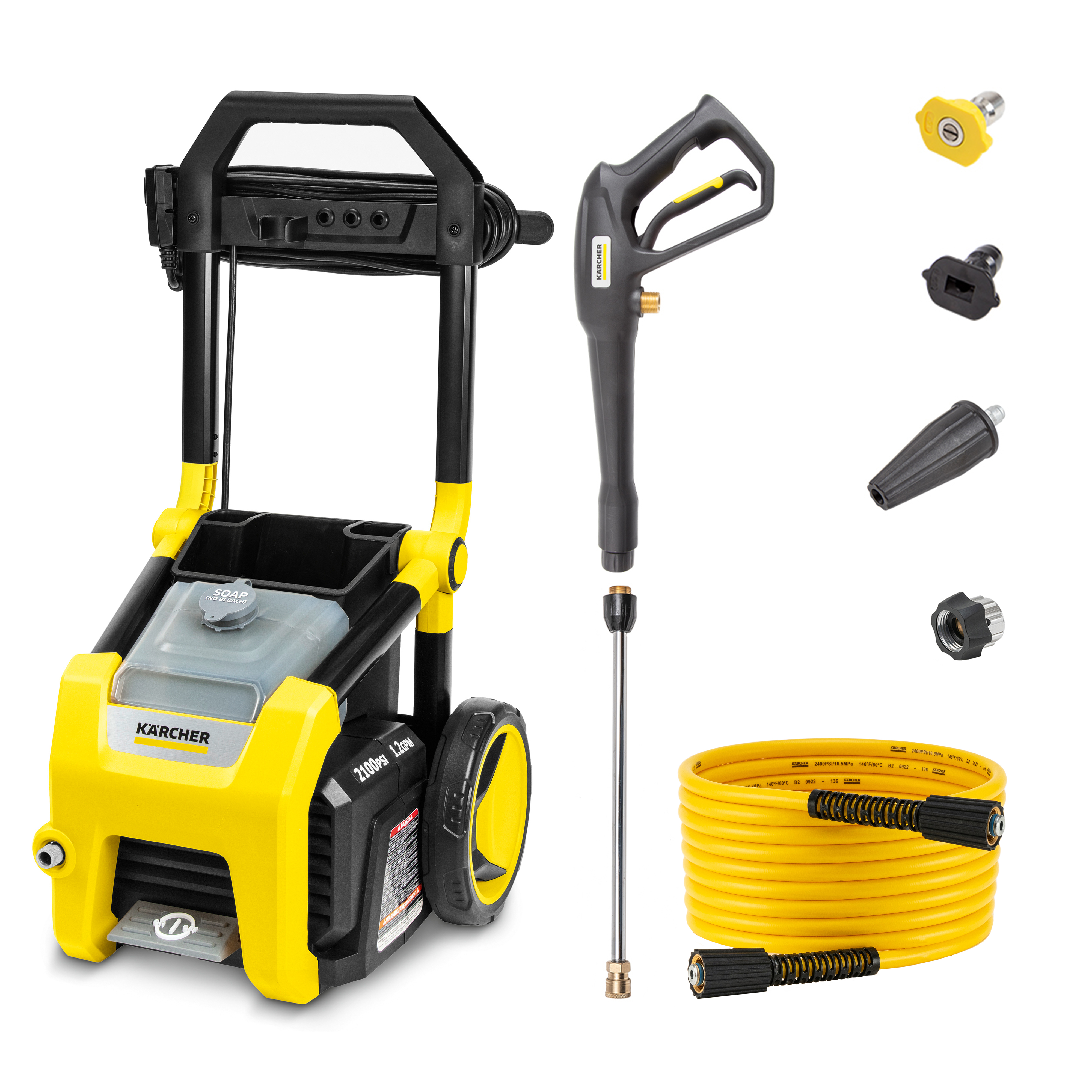 Kärcher K2 Horizontal Universal, Pressure Washer, 1700 PSI , 1.45