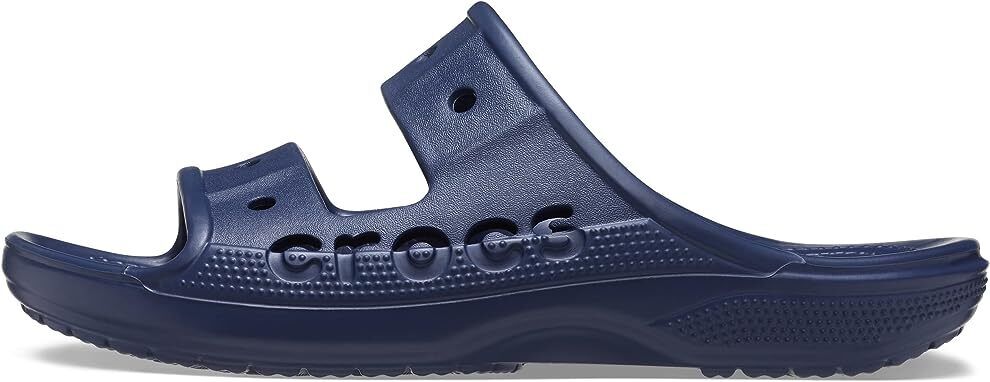 Crocs Unisex Baya Two-Strap Slide Sandals - Navy 207627-410