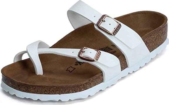 Birkenstock Mayari Birko-Flor Womens Sandals - White - Picture 4 of 16