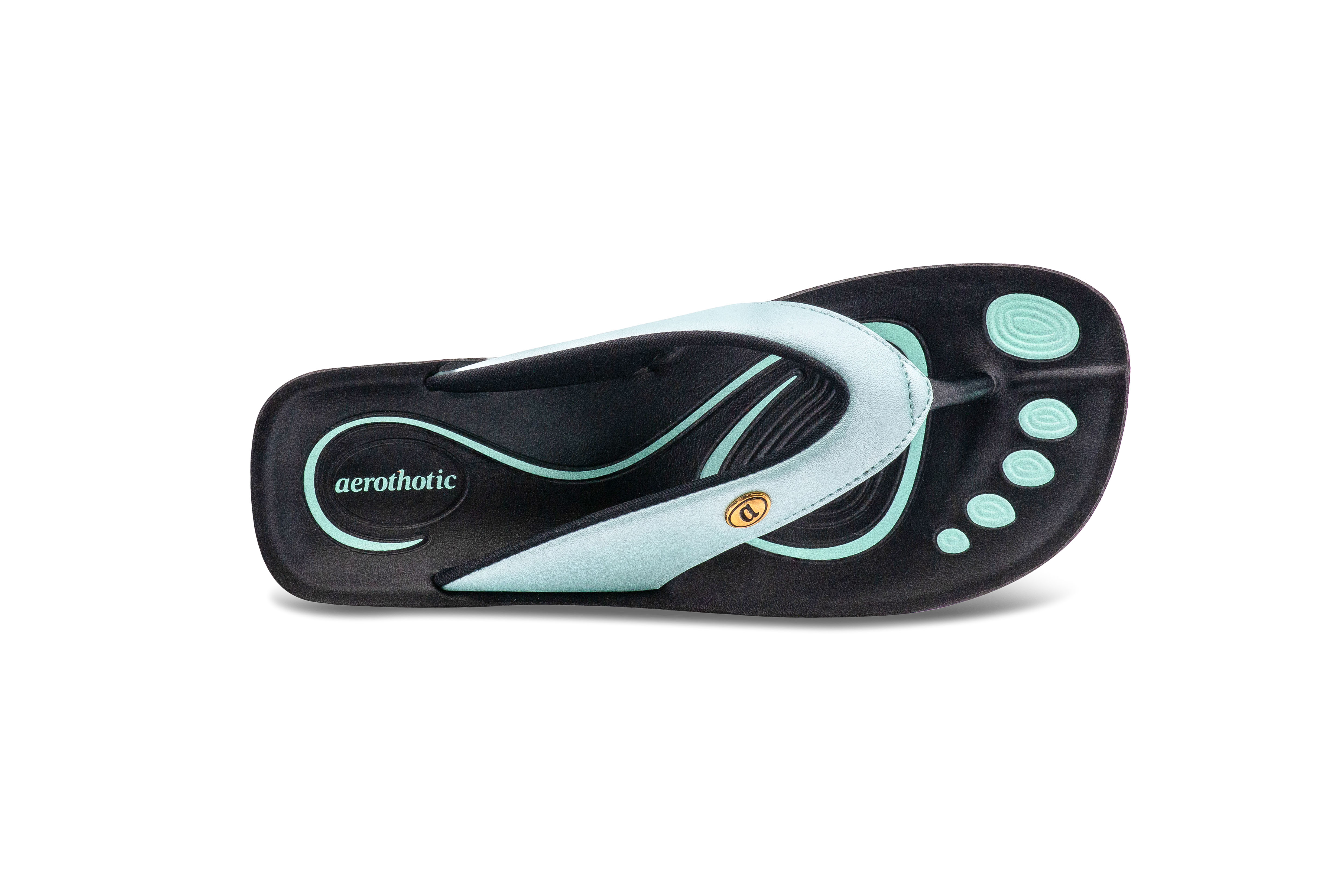 AEROTHOTIC Womens Comfortable Orthotic Flip-Flops Sandal - Pearly - Picture 8 of 12