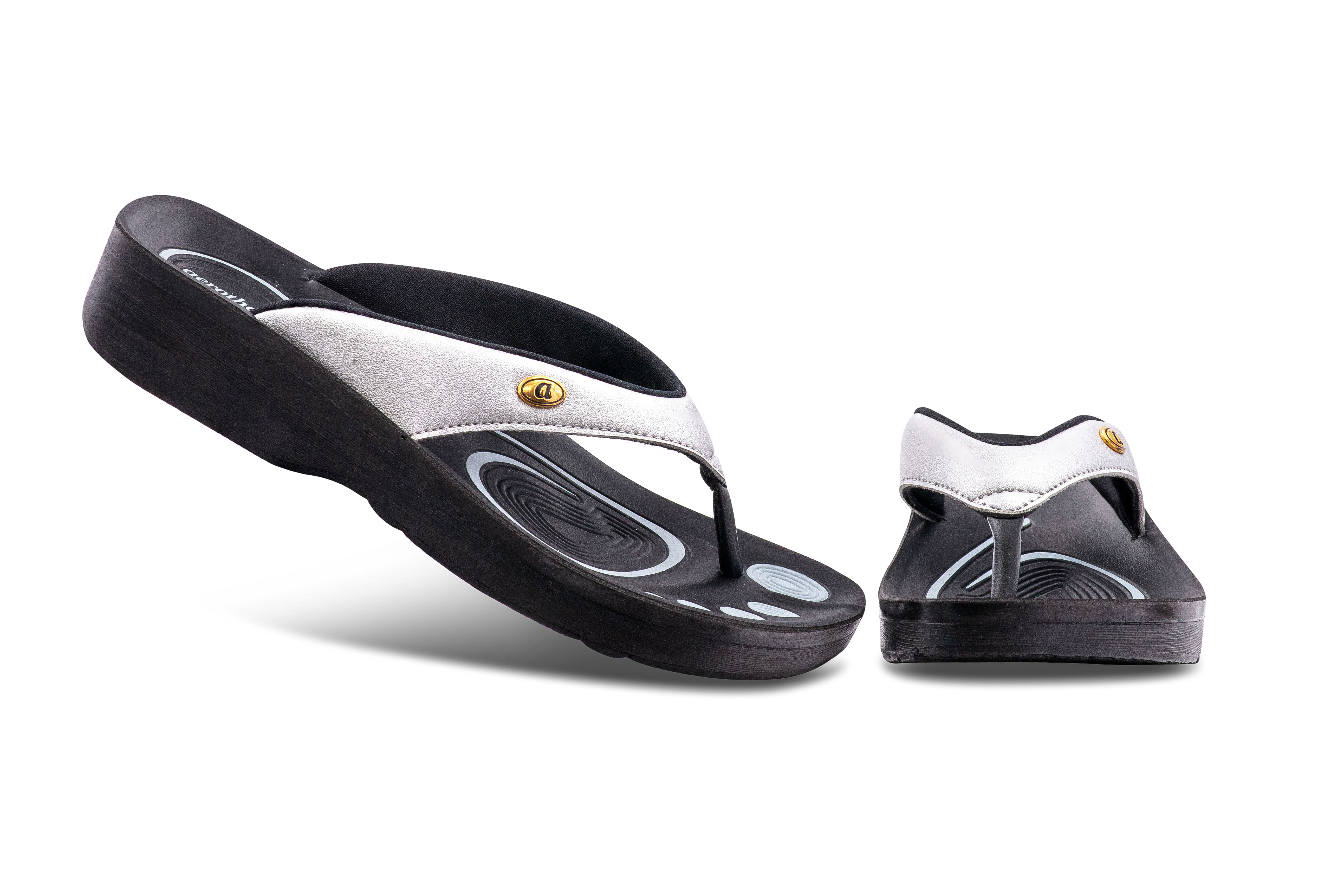 AEROTHOTIC Womens Comfortable Orthotic Flip-Flops Sandal - Pearly - Picture 10 of 12
