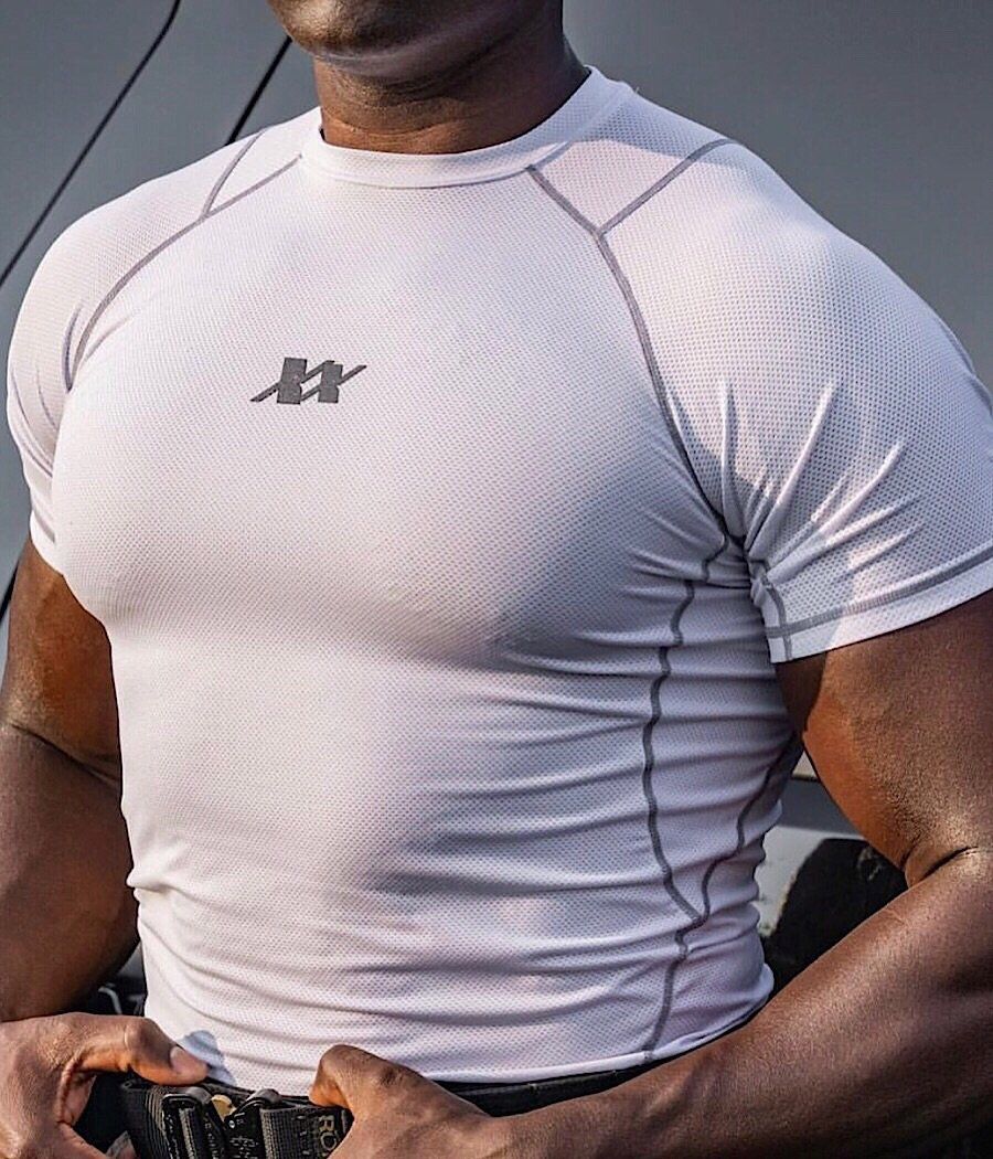 221B Tactical Maxx-Dri Silver Elite T-Shirt Compression Base Layer