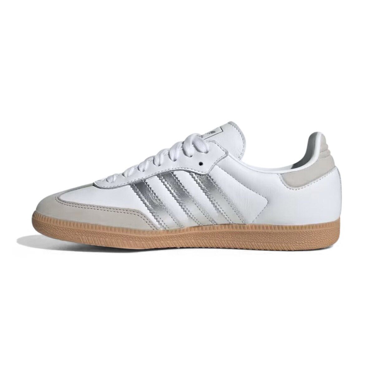 Adidas Samba Og W_White/Silver-Metallic/Grey | eBay