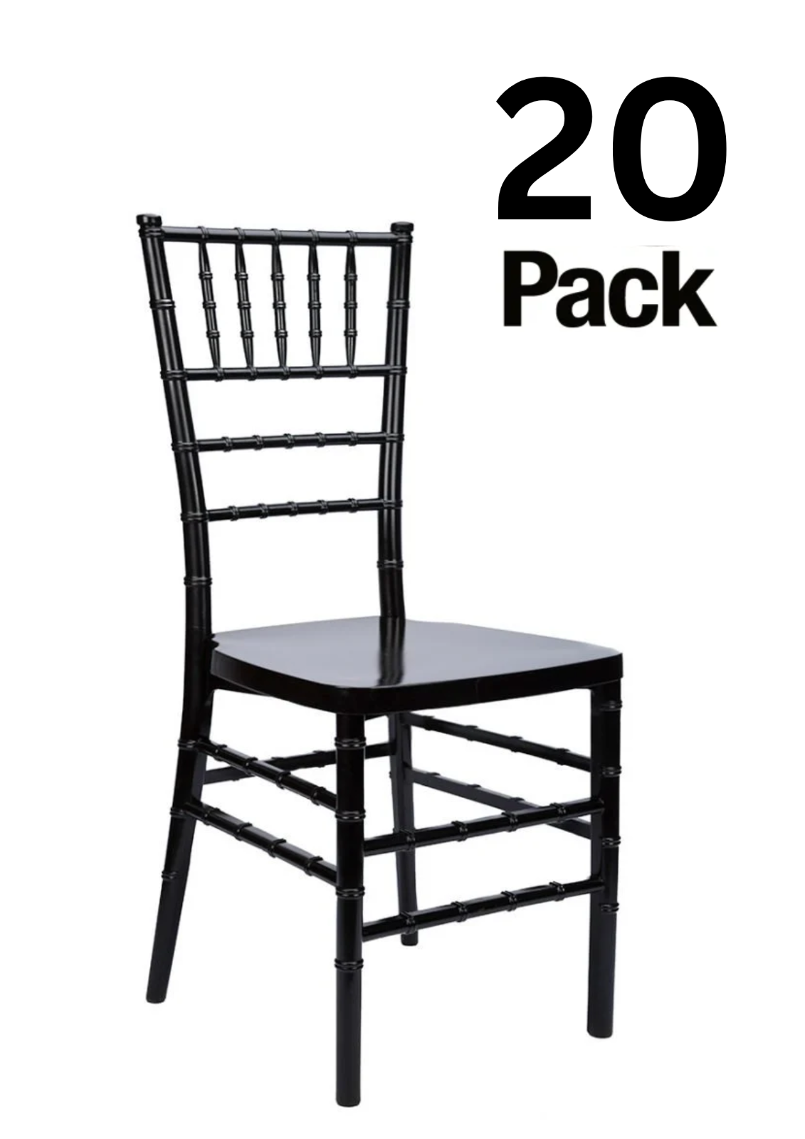 ToughResin Mono-Frame Chiavari Chair, 20 Chair Bundle, Fully Assembled - Picture 8 of 47