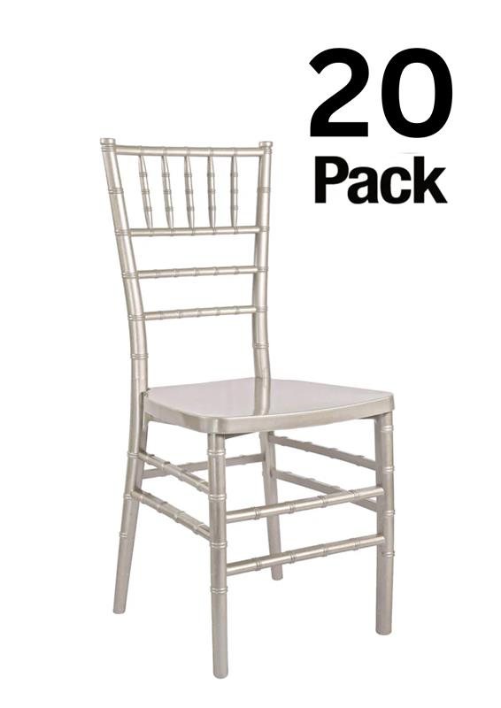 ToughResin Mono-Frame Chiavari Chair, 20 Chair Bundle, Fully Assembled - Picture 36 of 47