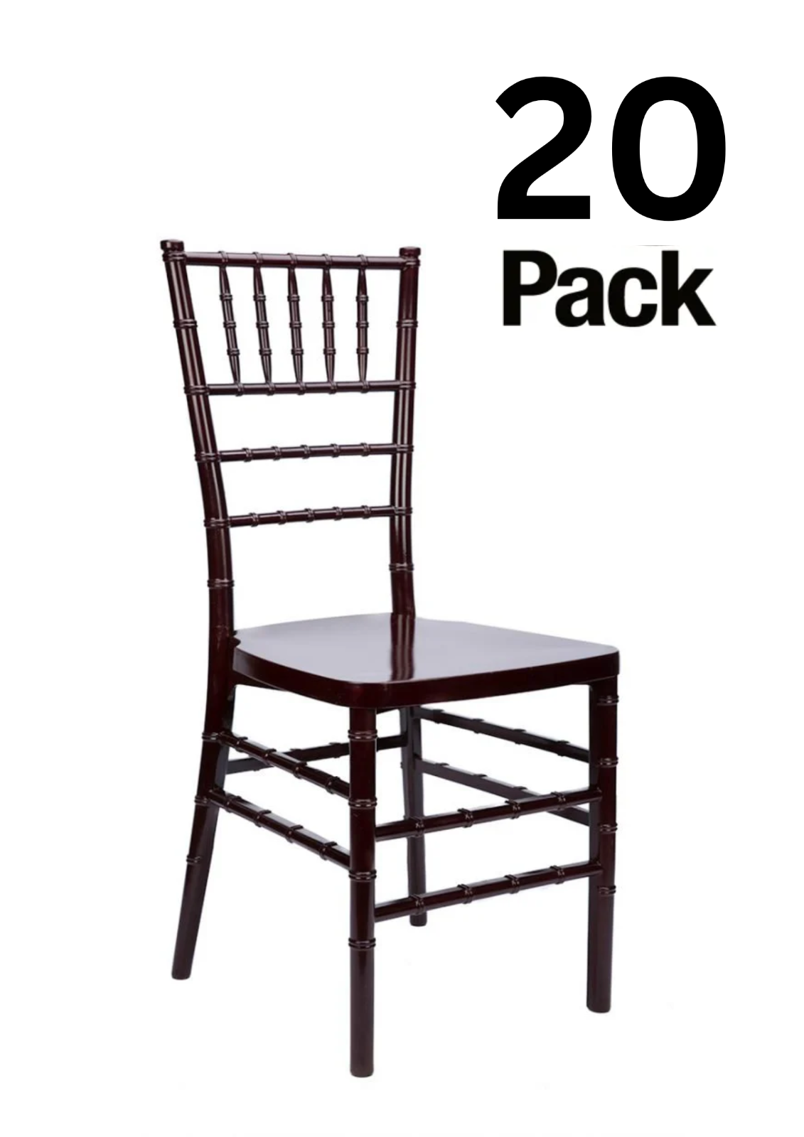 ToughResin Mono-Frame Chiavari Chair, 20 Chair Bundle, Fully Assembled - Picture 20 of 47