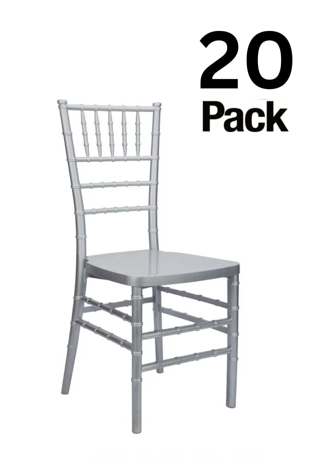 ToughResin Mono-Frame Chiavari Chair, 20 Chair Bundle, Fully Assembled - Picture 26 of 47