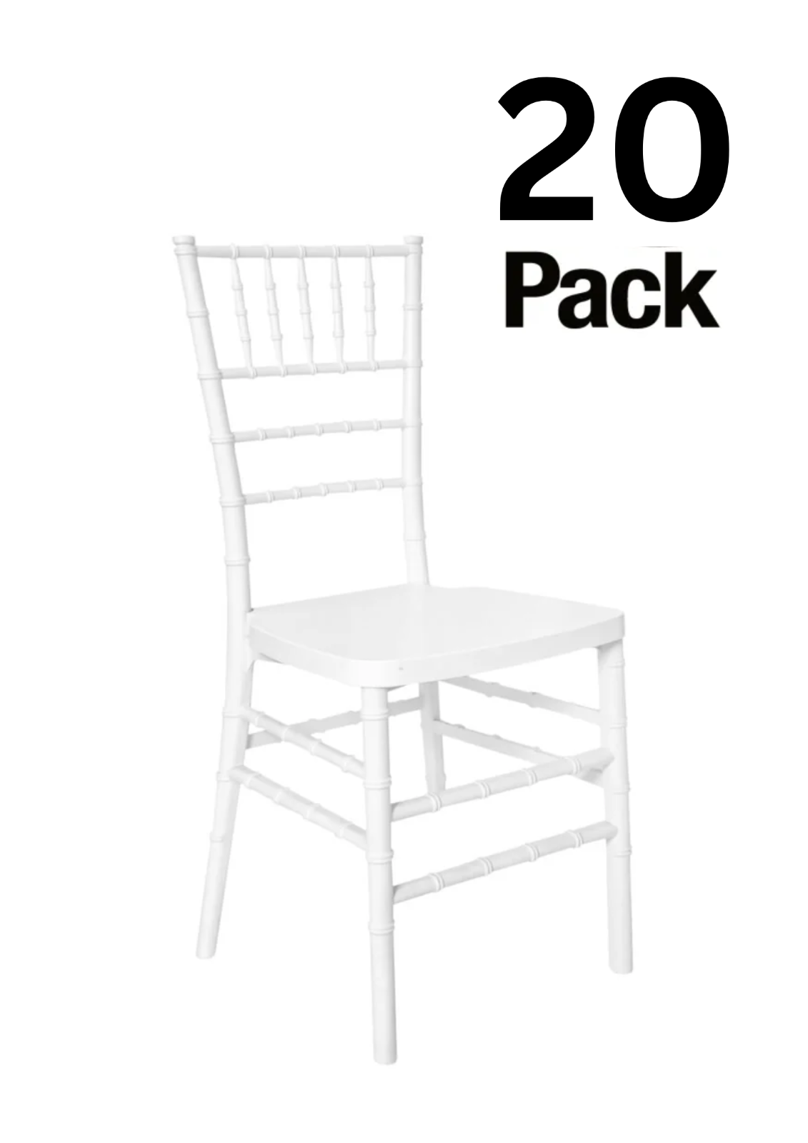 ToughResin Mono-Frame Chiavari Chair, 20 Chair Bundle, Fully Assembled - Picture 43 of 47