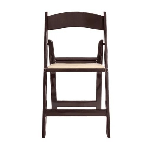 Resin Folding Chair with Cushion, 500lb Capacity, Indoor/Outdoor Use, Chivari - Picture 13 of 20
