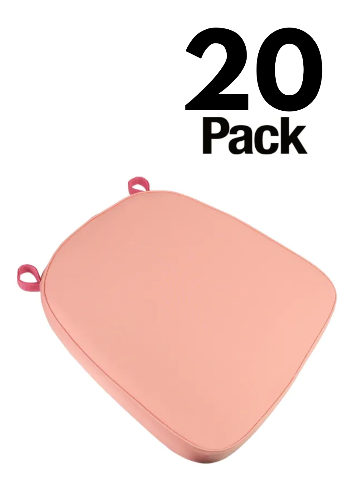 20 Pack 2" Thick Chiavari Chair Pad, Seat Cushion with Hook and Loop Straps - Picture 29 of 62