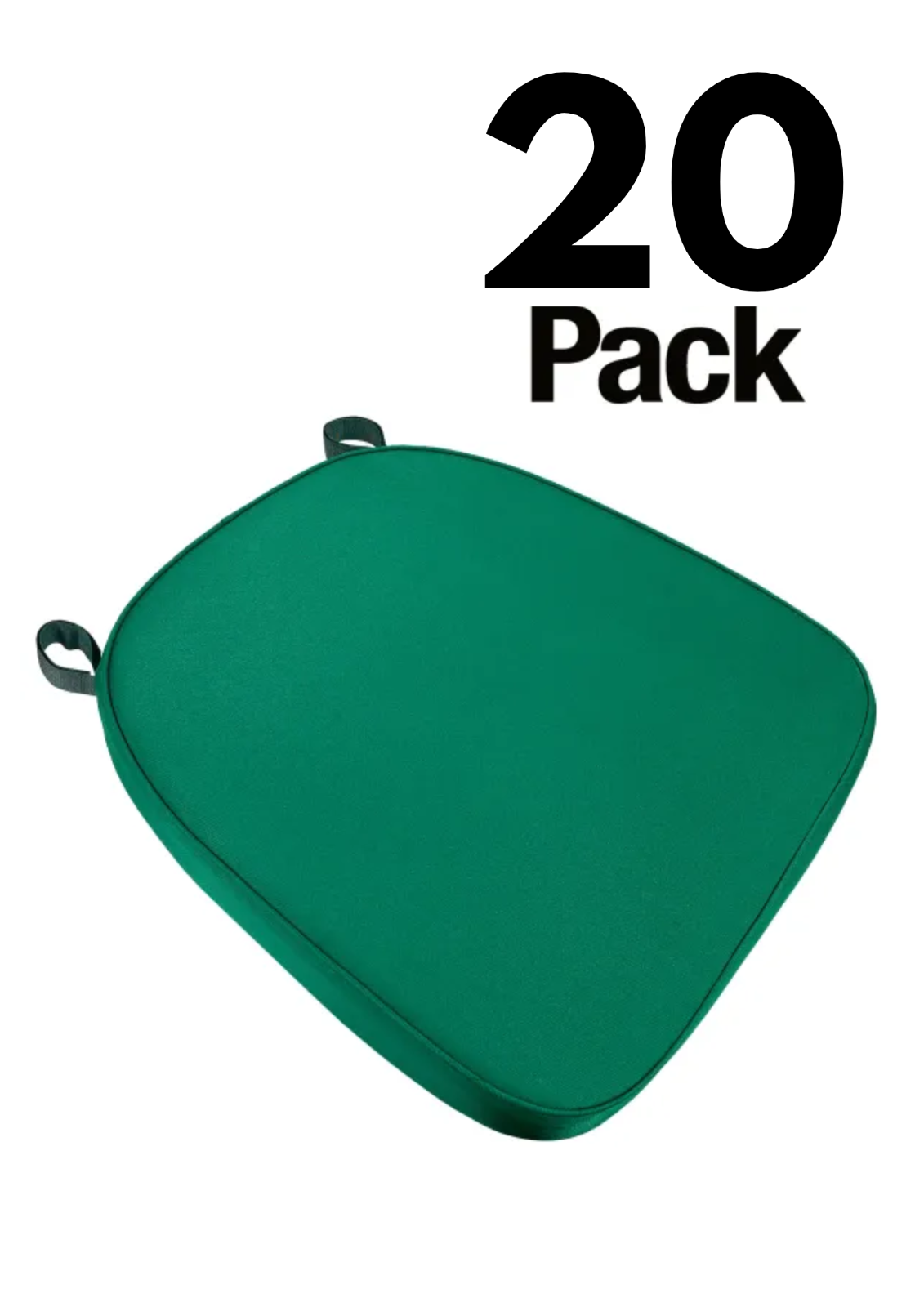 20 Pack 2" Thick Chiavari Chair Pad, Seat Cushion with Hook and Loop Straps - Picture 38 of 62