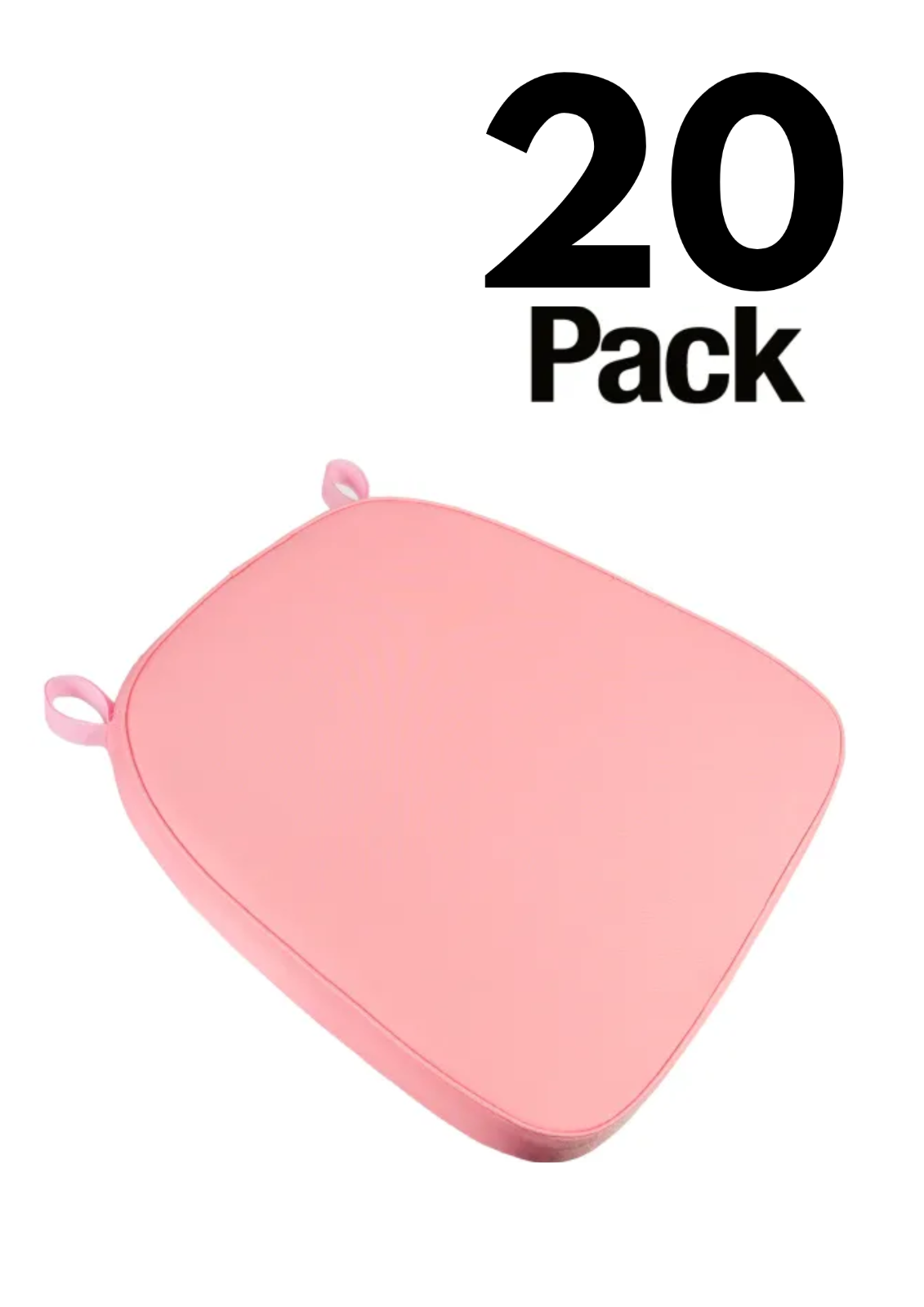 20 Pack 2" Thick Chiavari Chair Pad, Seat Cushion with Hook and Loop Straps - Picture 47 of 62