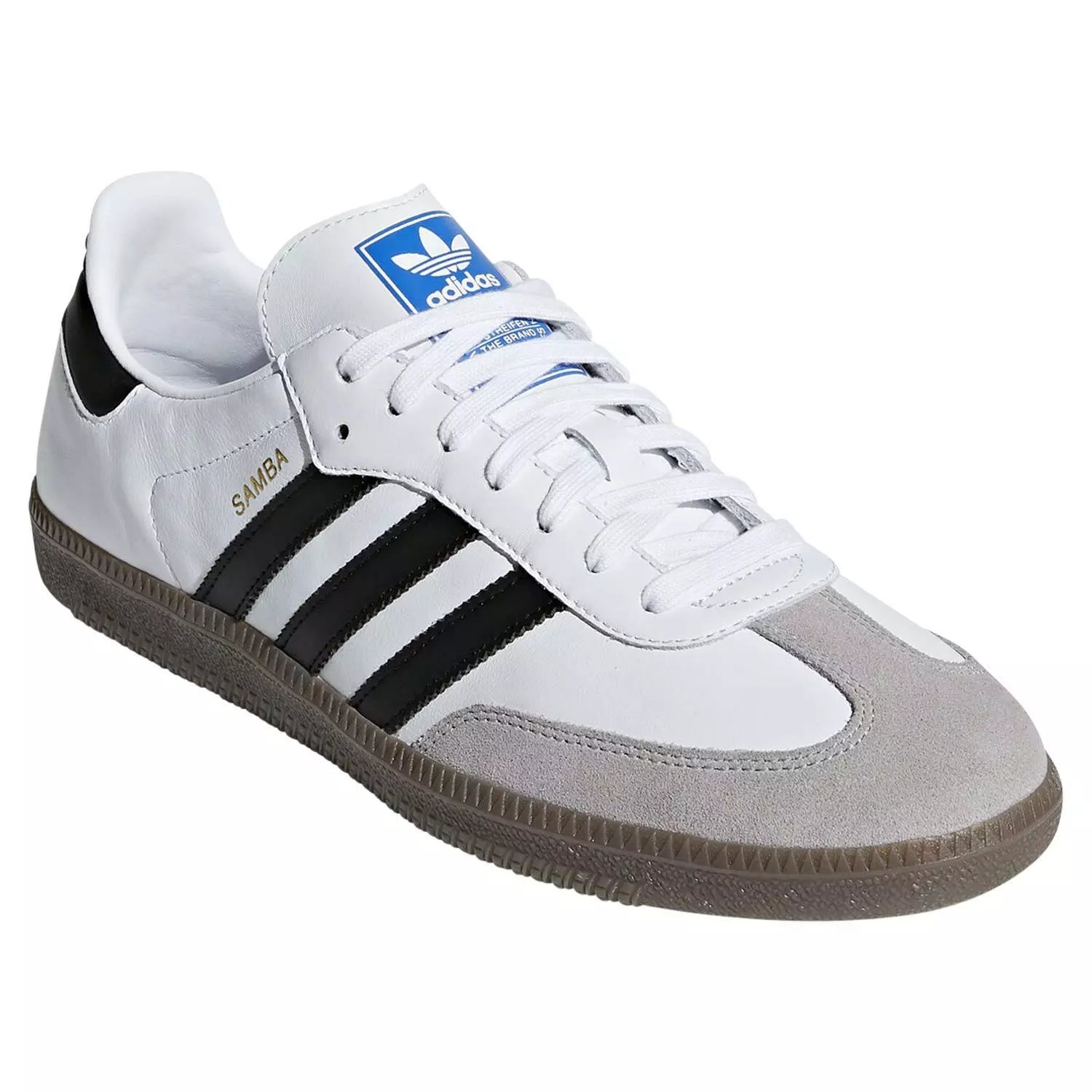 Size 7.5 - adidas Samba OG Low White Black Gum for sale online | eBay