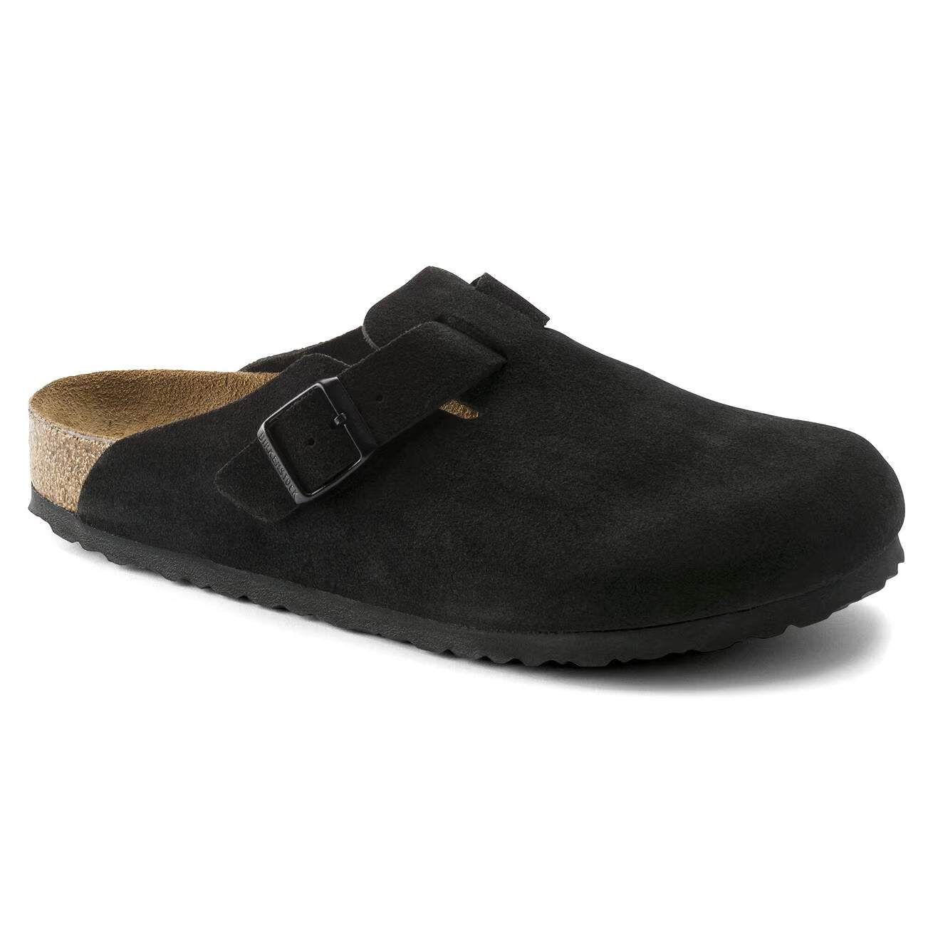 Birkenstock Unisex Boston Soft Footbed Suede Leather Sandals, Various Colors,