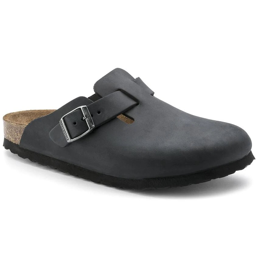 Birkenstock Unisex Boston Oiled Leather [960811], Various Colors, NEW