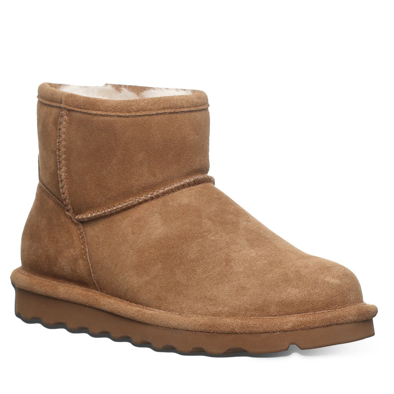 Bearpaw Women's Bearpaw Alyssa Ankle Boot [2130W], Hickory, NEW