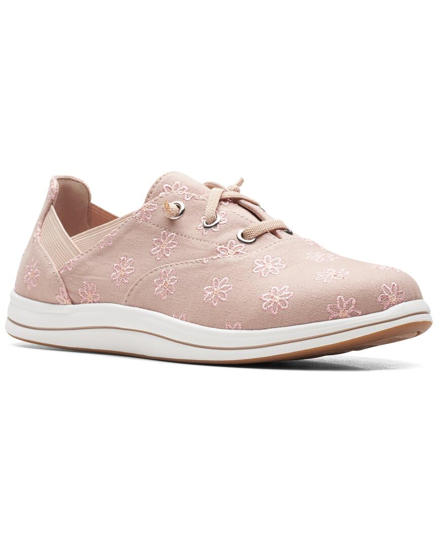 Clarks Women’s Breeze Ave Sneaker, Taupe Interest [26167310], NEW
