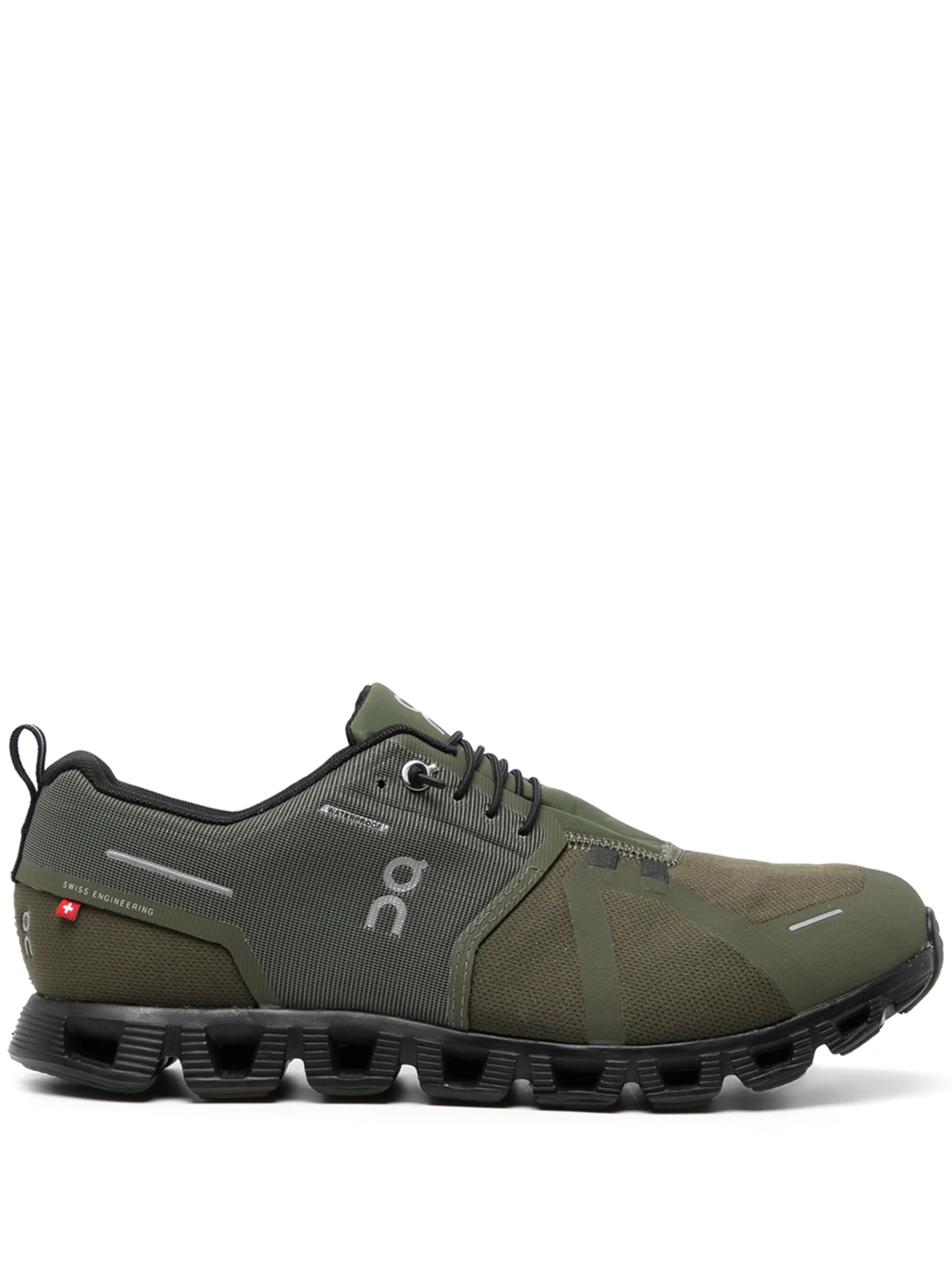On Women's Cloud 5 Waterproof, Olive/Black [59.988], NEW