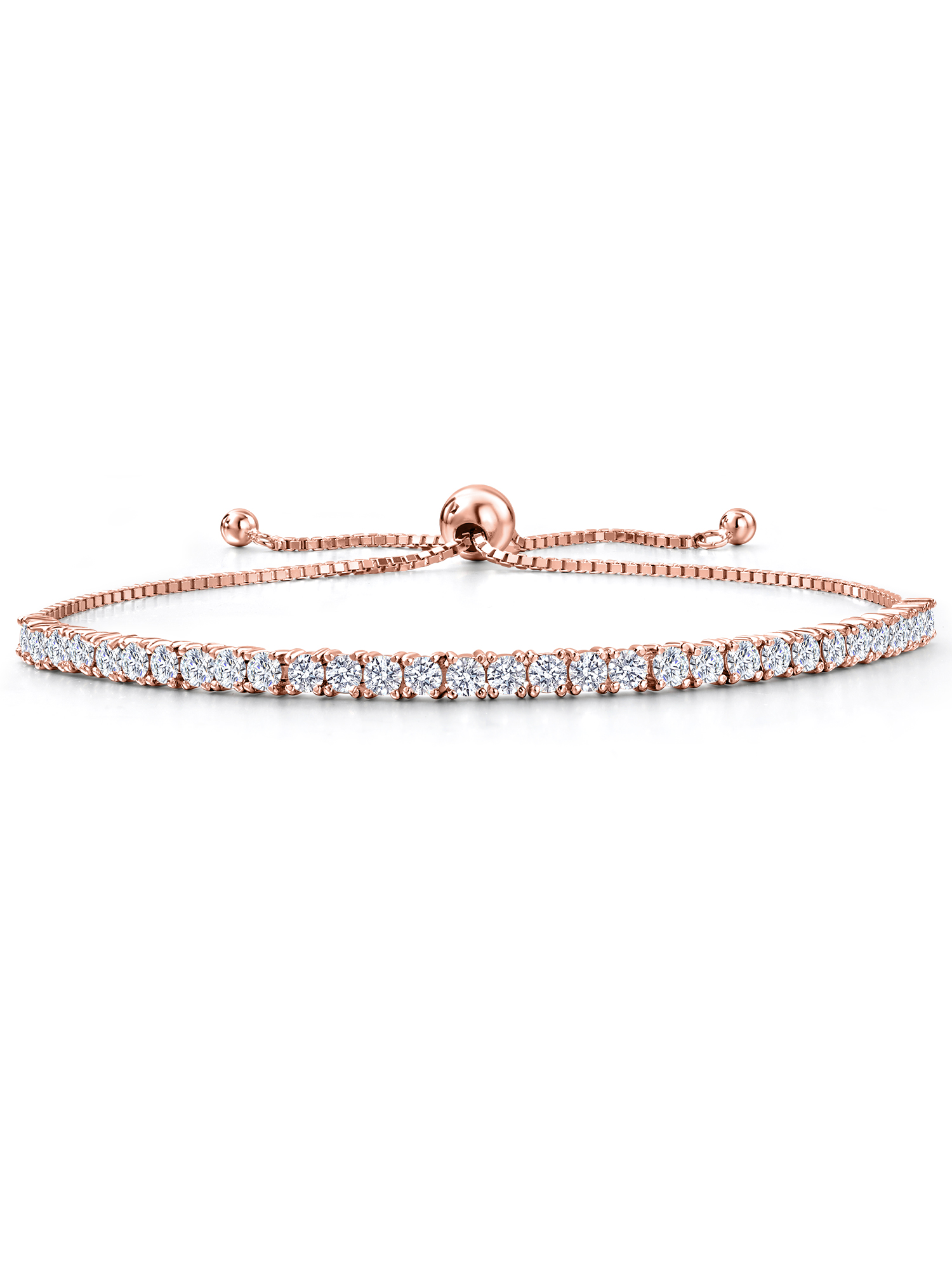 2 to 2.65 Cttw Lab Grown Diamond Tennis Bracelet for Women | 925 Sterling